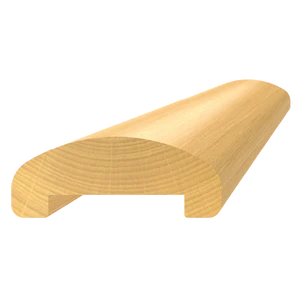 Dřevěný profil (65x25 mm /L:3000 mm), materiál: buk, broušený povrch bez nátěru, balení: PVC fólie, průběžný materiál - slide 0
