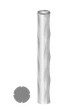 Tyč kruhová 12 mm, zdobená - vzor slza, délka L = 3000 mm, cena za 1kus