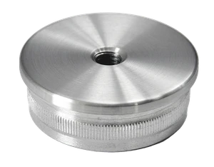Spodek držáku madla, M8, ø48.3mm, broušená AISI304 - slide 0