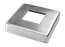Kryt platne 96x96mm, brúsená nerez AISI304