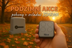 Podzimní akce 🍂🍁 na pohony NICE – ovladač ZDARMA!