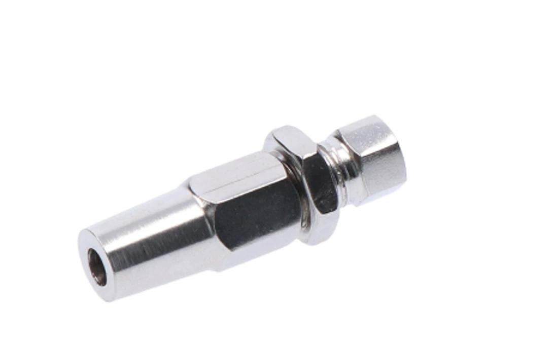Úchyt pre nerezové lanko 4mm, s vnútorným závitom M6, brúsená nerez K320 /AISI304