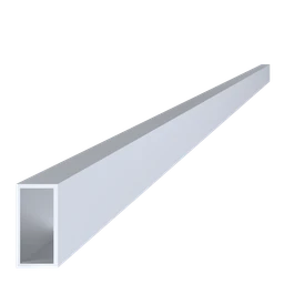 jokel 40x20x2mm,L-6000mm, prírodný hliník bez povrchovej úpravy, cena za kus