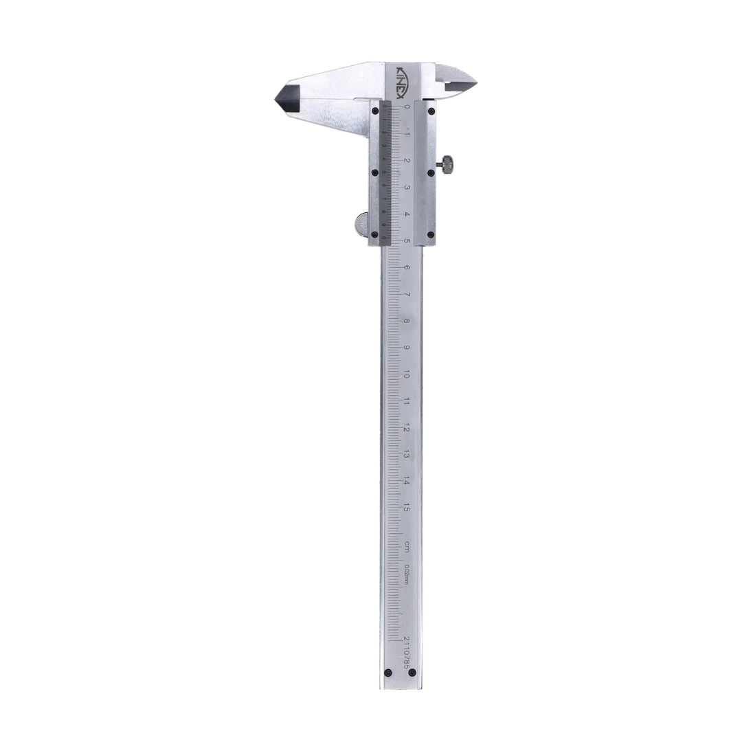 Posuvné meradlo KINEX 150 mm, 0,02 mm, aretácia skrutkou, ČSN 25 1238, DIN 862