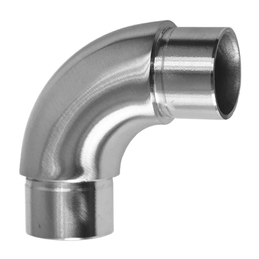 Spojka oblouková 90° na trubku ø33.7mm, brus AISI304