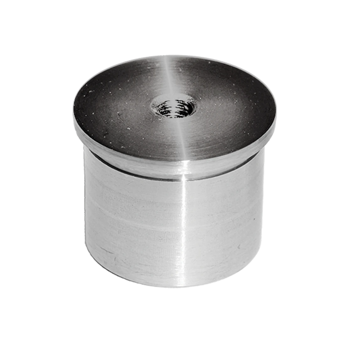 Spodek držáku madla (lepící) na ø42.4mm, broušená AISI304