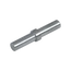 Spoj priamy L: 55mm, na trubku ø 12mm (plný materiál), brúsená nerez K320 /AISI304