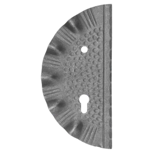 Štít 275x130x3mm s otvory, rozteč 90mm, otvor pro kliku ø 11,5mm, levý, pro zámek ZM90/80 - slide 0