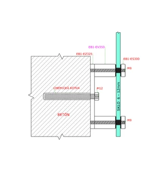 Prechod na vymedzenie vzdialenosti, ø 30mm /ø 8mm /L: 50mm, brúsená nerez K320 /AISI304, bal: 1ks - slide 3