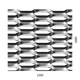 ťahokov Fe, kosoštvorcové oko: 44x12mm, mostík: 5mm (1500x1000x1.5mm), orientácia oka: rozmer oka 44mm je rovnobežná s rozmerom tabule 1500mm