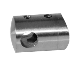 Držiak tyče ø 10mm na trubku ø 33.7mm, brúsená nerez AISI304