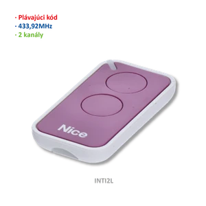 Vysílač ERA 2kanálový, 433MHz, plovoucí kód, fialový - slide 0