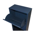 Box na balíky (440x220x880mm) s prepadovou lištou na ochranu balíkov, hrúbka 0.8mm), max. veľkosť balíka: 360x170x260mm, farba: RAL 7016 (antracit) - slide 2