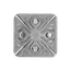 Patka 3D, 76x76x2mm, výška 7mm, výlisek