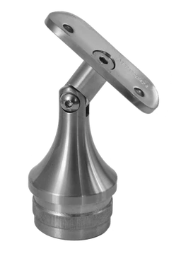 Držák madla s kloubem na trubku ø 42,4 mm (69x64 mm), broušená nerez K320 / AISI304