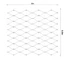 Lanková síť, 0.8mx25m, oko 60x104mm, t-2mm, nerez AISI316
