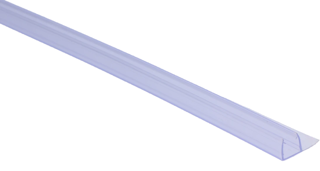 Plastové tesnenie na sklo 8mm, L-2200mm