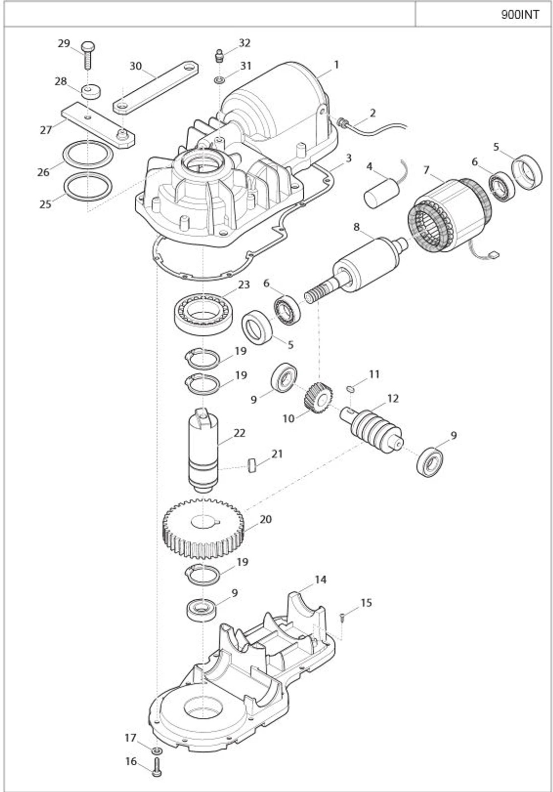 470S9050H606 stator pre pohon UNDER