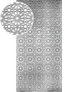 Plech oceľový pozinkovaný DX51D, rozmer 2000x1000x1,2mm +/- 0.5%, lisovaný vzor - KVET 2, 3D efekt