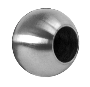 Koule koncová ø25mm na trubku ø12 mm, broušená AISI304 - slide 0