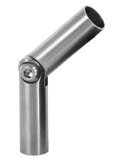 spoj nastaviteľný ø 12mm (0-60°) s kĺbom, brúsená nerez K320 /AISI316 - slide 0