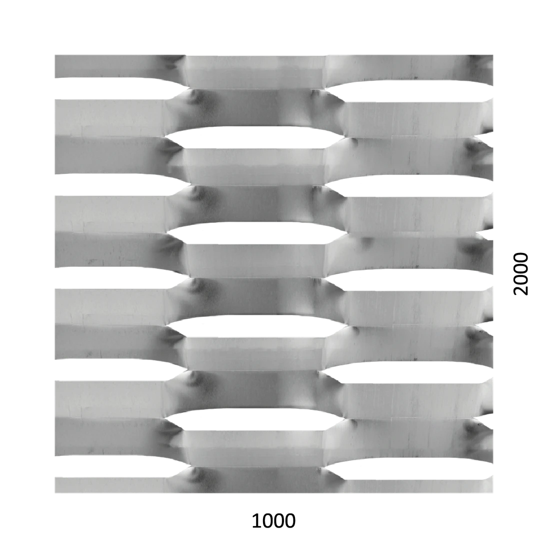 DOPRODEJ! Tahokov AL, šestihranné oko, 1000x2000x2mm