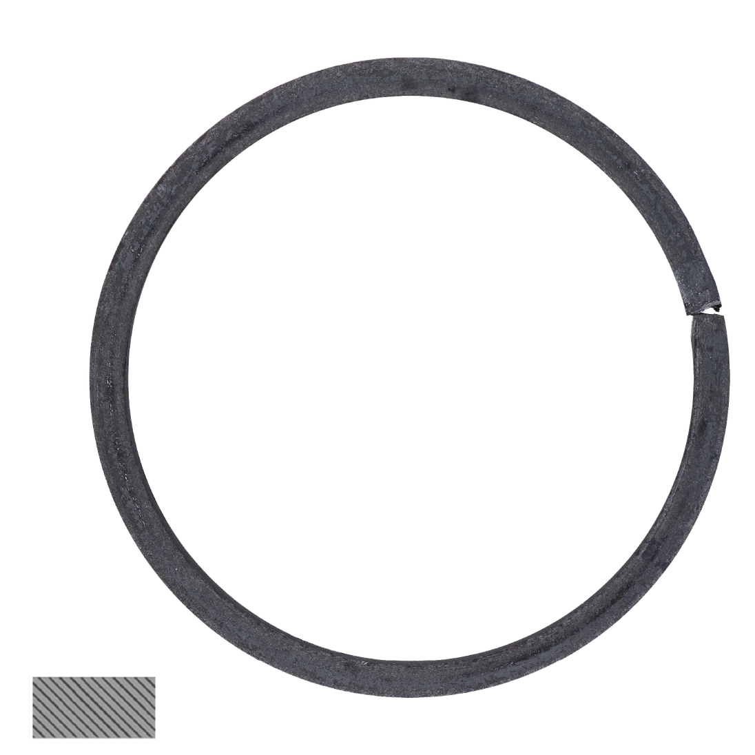 Kruh ø100 mm, 12 x 6 mm, hladký