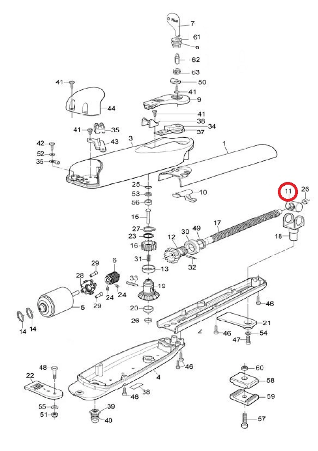 DOPREDAJ! PMD0944R04.4610  matica 6 závit fi.17mm pre WG4000/2024