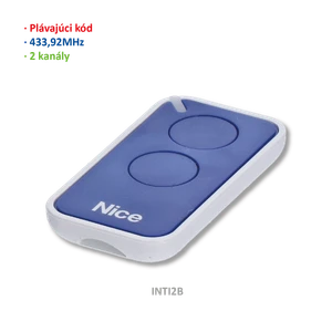 Vysielač ERA 2-kanálový, 433MHz, plávajúci kód, modrý - slide 0