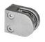 ZAMAK svorka plochá, sklo 6-10.76mm, bez povrchovej úpravy