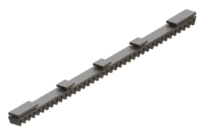 Hřeben nylonový vyztužený sklolaminátovým vláknem, L-500 mm, max. do 300  kg, určený pro hliníkový samonosný profil - slide 1