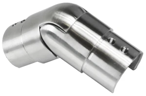 Přechod nastavitelný ø42.4mm, lepený spoj, broušená AISI304 - slide 0