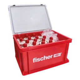 Praktický montážní box Fischer HWK obsahující 16 x chemickou maltu Fischer FIS VL 410 C