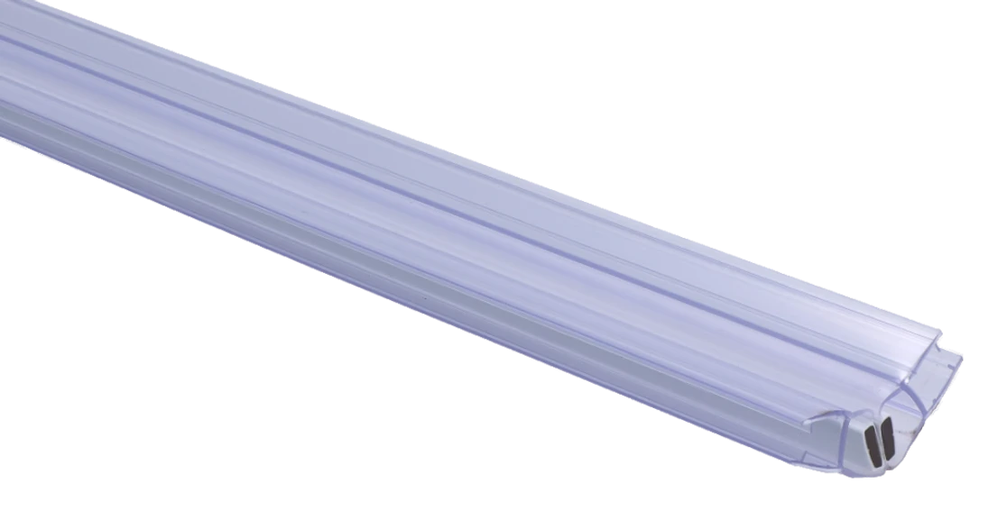 Plastové tesnenia magnetické, sklo 10mm, 135°, L-2200mm