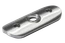 Dopojovací deska rovná na ø42.4mm, broušená AISI316