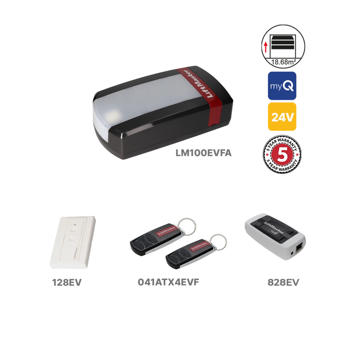LiftMaster LM100EVFA s myQ rozhraním 828EV v cene