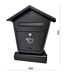 Poštovní schránka 400x450x70mm černá matná