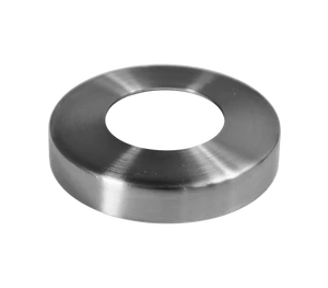 Kryt příruby (ø 84x15 mm) na trubku ø 42,4 mm (otvor ø 42,8 mm), nerez broušená K320 / AISI304 - slide 0