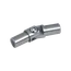 Spoj nastavitelný (0-100°) plný materiál, s kloubem, na trubku ø 12 mm, leštěná nerez / AISI304