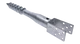 Zemná skrutka / zemný vrut - pätka U, 100x900mm, žiarový pozink