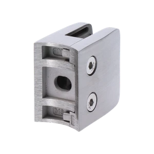 Svorka na trubku ø48.3mm, sklo 8-12.76mm, brúsená AISI304 - slide 1