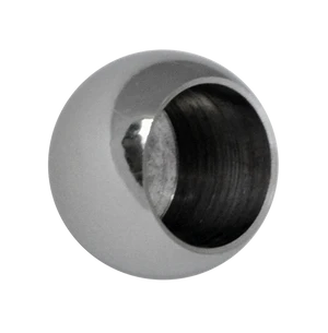 Koule koncová ø 20 mm na trubku ø 14 mm (otvor ø 14,2 mm), leštěná nerez / AISI304 - slide 0