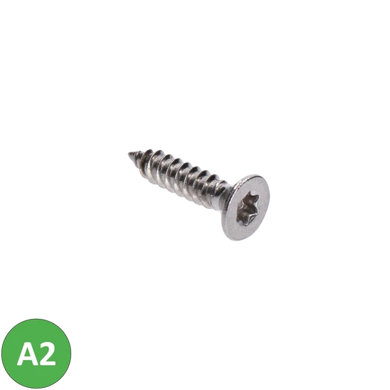 nerezová skrutka samorezná (4,2x19mm) zápustná  hlava, DIN7982TX/A2 /AISI304