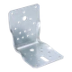 DOPREDAJ: uholník s podvojným prelisom 105x105x90, 2,0mm, pozink