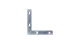 rohovník 60x60x10mm, 2,0mm pozink, počet 4mm dier-4ks