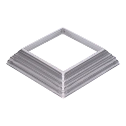 Krytka plechová, 122 x 122 x 29 mm, díra: 82 x 82 mm