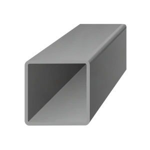 uzavretý profil 60x60x4mm, čierny S235, hladký L=6000mm, cena za 1ks(6m) - slide 0