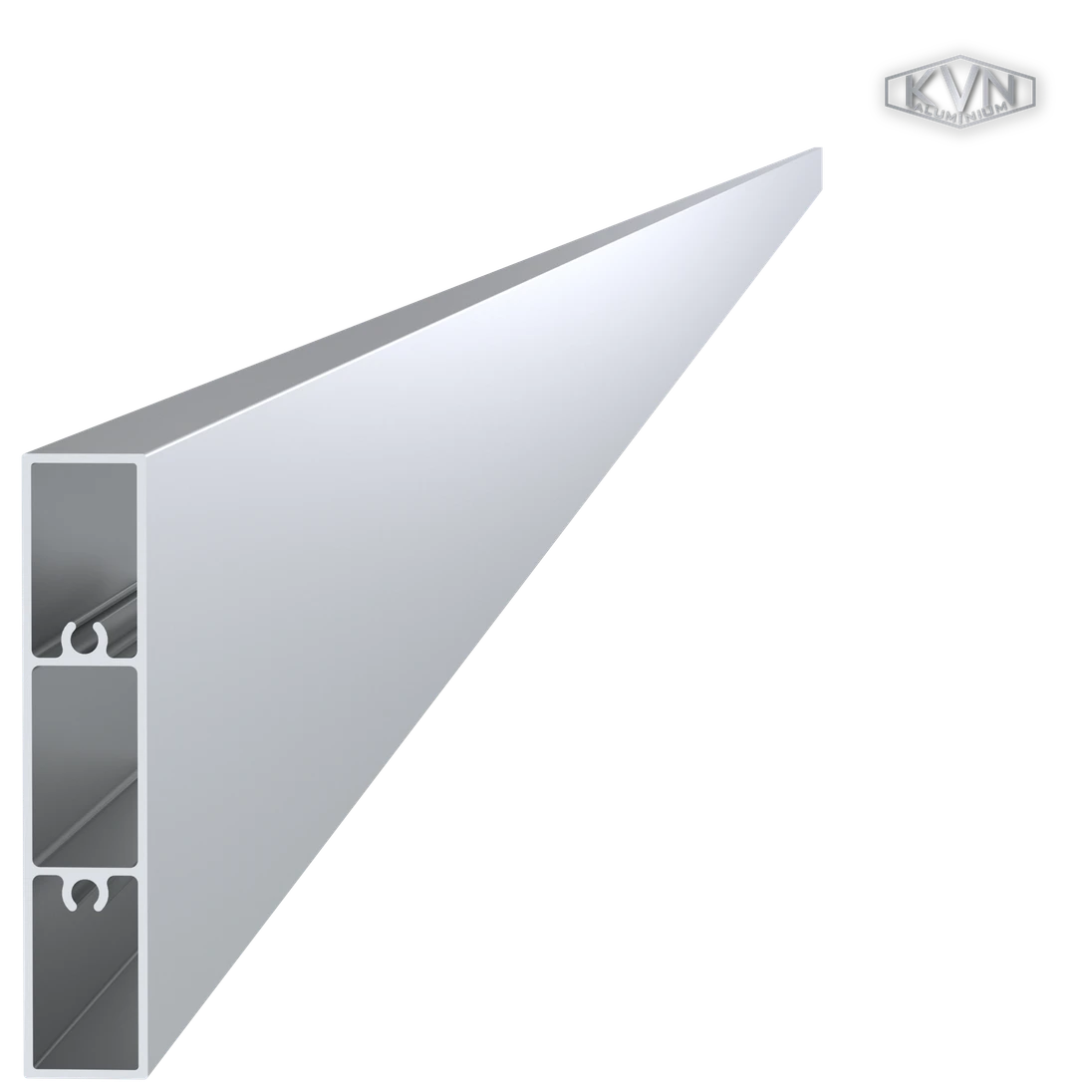 Poškodený profil 80x16mm, L-6000mm, hliník bez povrchovej úpravy