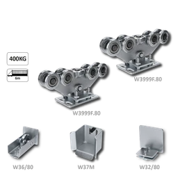 set bez profilu pre samonosný systém, (2x W3999F.80, 1x W32/80, 1x W36/80, 1x W37M)