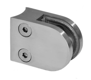 Svorka na trubku ø42.4mm, sklo 6-10.76mm, broušená AISI304 - slide 0